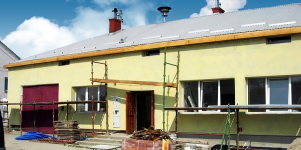 Remiza strażacka, Łączki Kucharskie